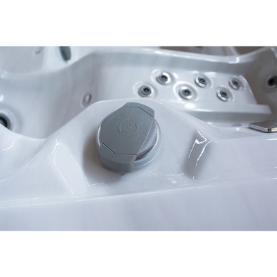 Ergonomischer Akryl-Whirlpool für 8 Personen mit Ozeanwellen