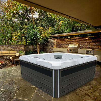 M-360D amerikanische Acrylmassage-Badekurort-Wanne im Freien mit Jacuzzzi-Funktion für 5 Personen