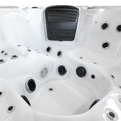 6 Personen-Acrylstrudel-hydromassage-Badewannen-Badekurort-im Freien heiße Wannen